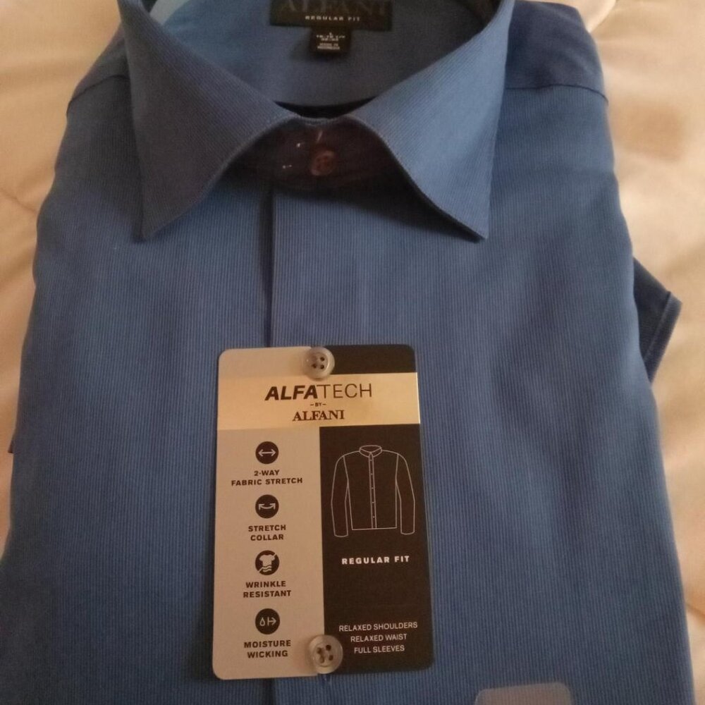 alfani mens dress shirt